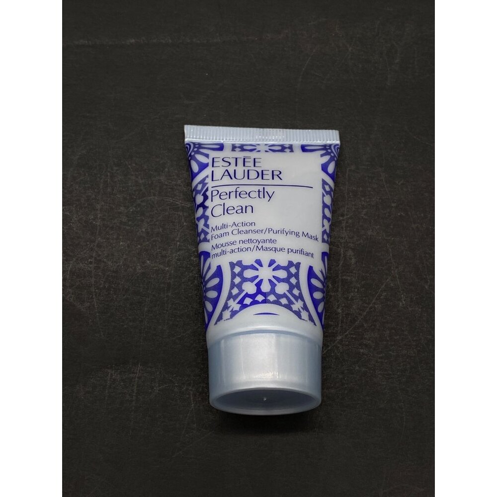 Estee Lauder Perfectly Clean Multi-action Foam Cleanser/ Purifying Mask, 1oz eac
